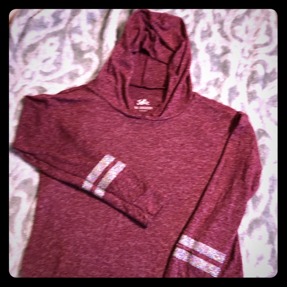 Girls hooded Justice shirt